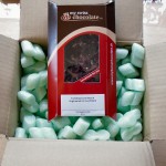 selbstgemachte Schokolade gut verpackt